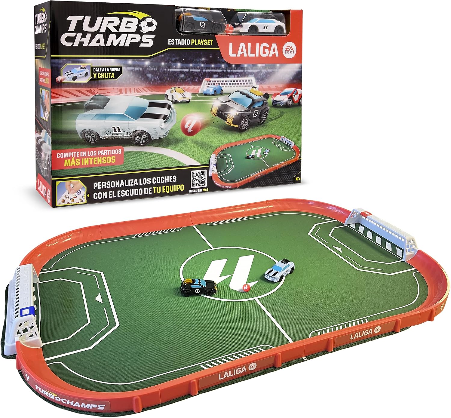 Turbo Champs LaLiga Estadio con 2 Coches