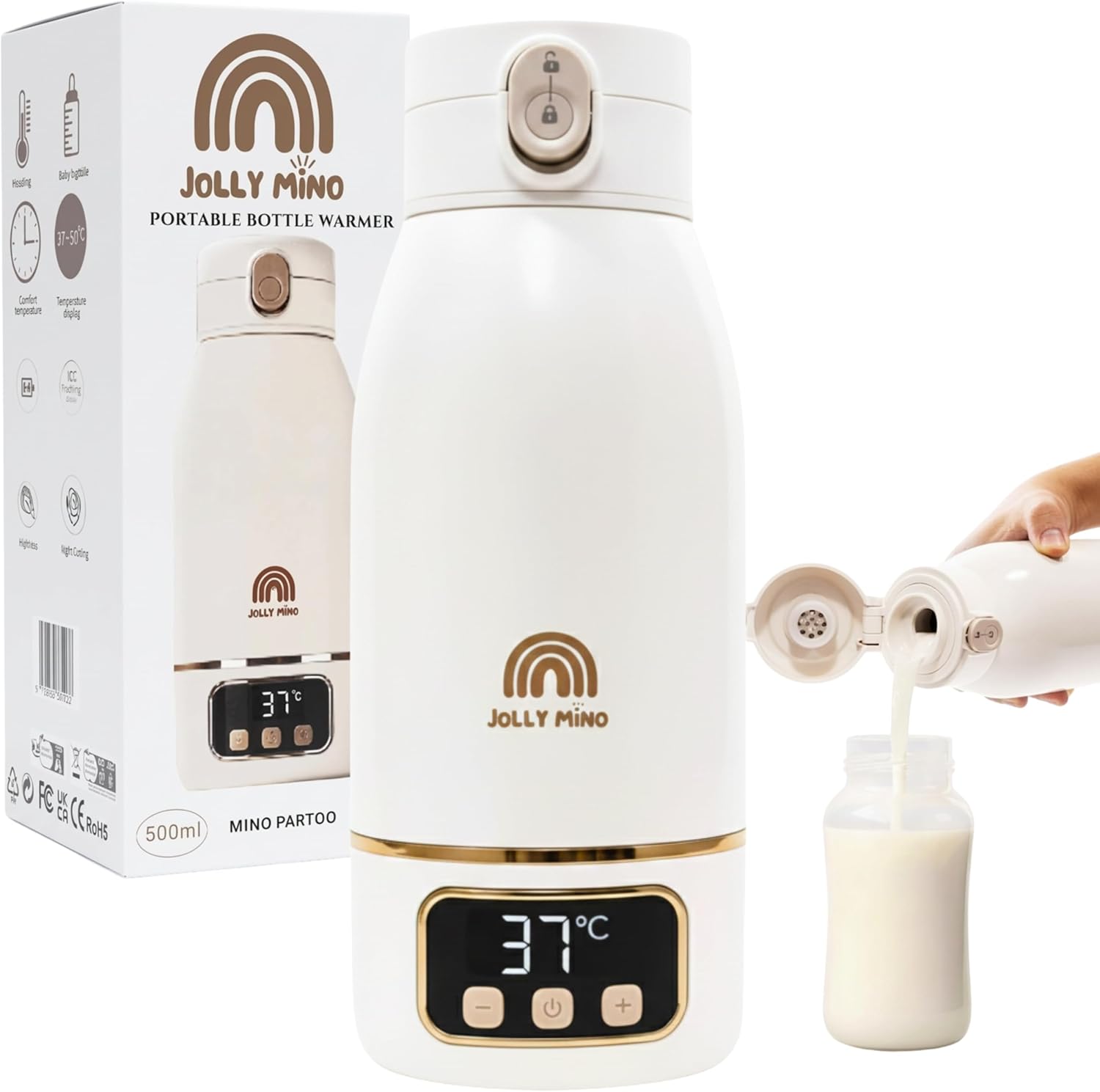 Jolly Mino Calienta Biberones Portátil 500 ml