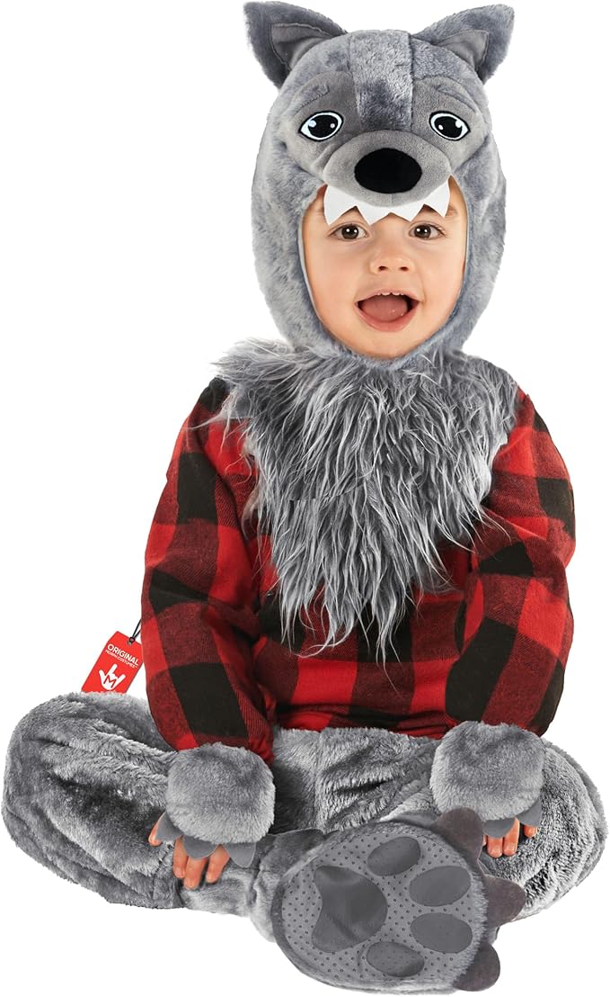 Morph Disfraz Hombre Lobo Niño, Lobo Feroz Bebe