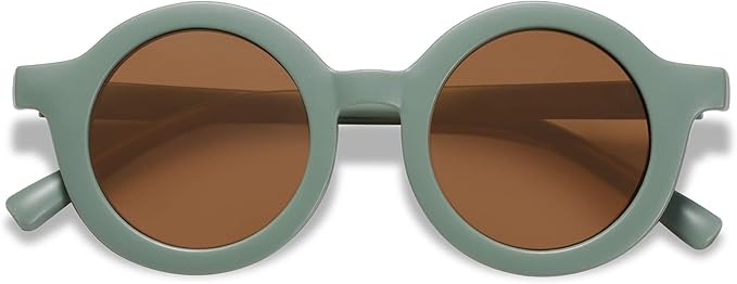 SOJOS Gafas de Sol Redondas Para Niños y Niñas con Protección UV400