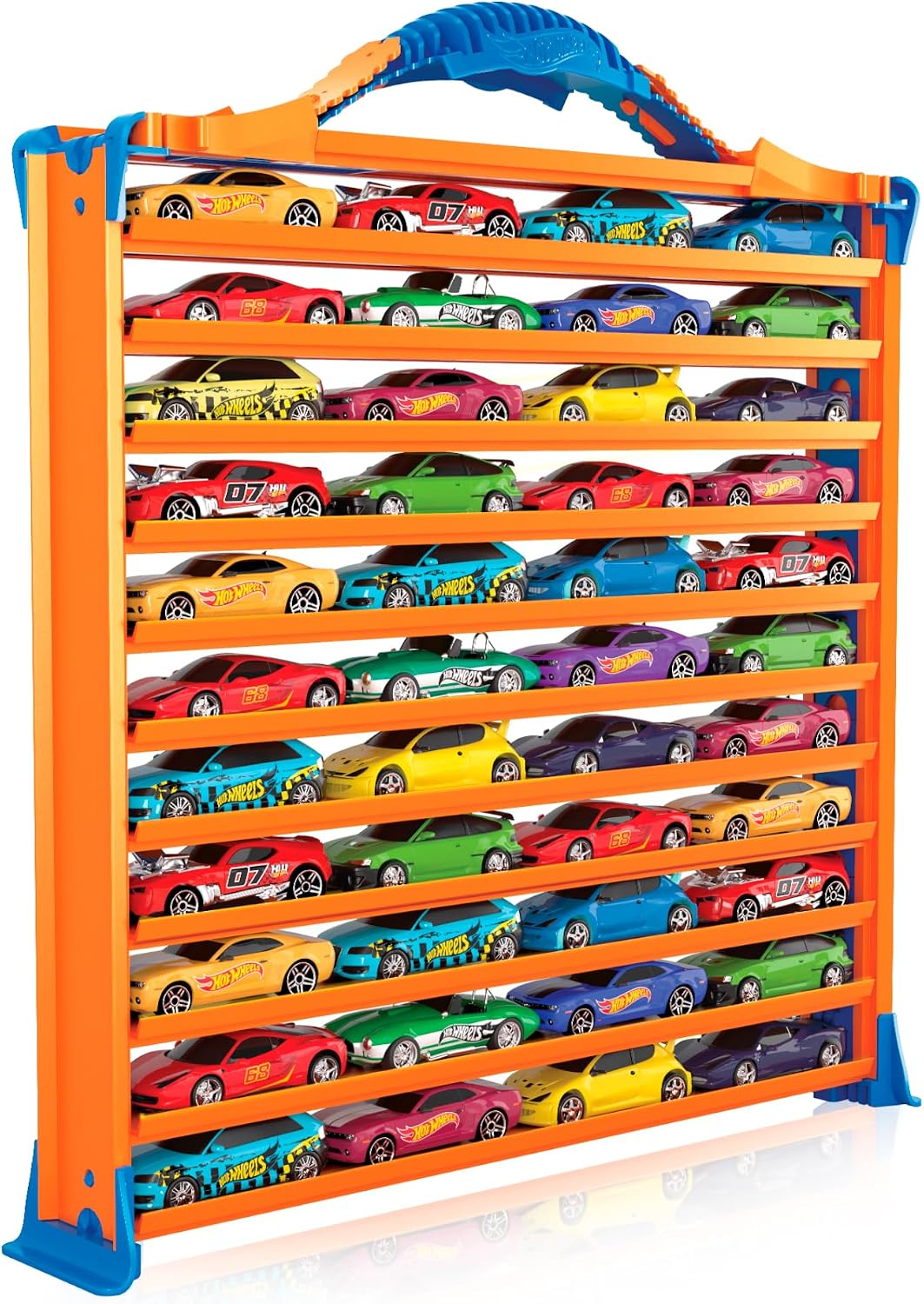 Cefa Toys - MALETIN PORTACOCHES Hot Wheels 3 EN 1 (04621). Capacidad para 44 Coches.