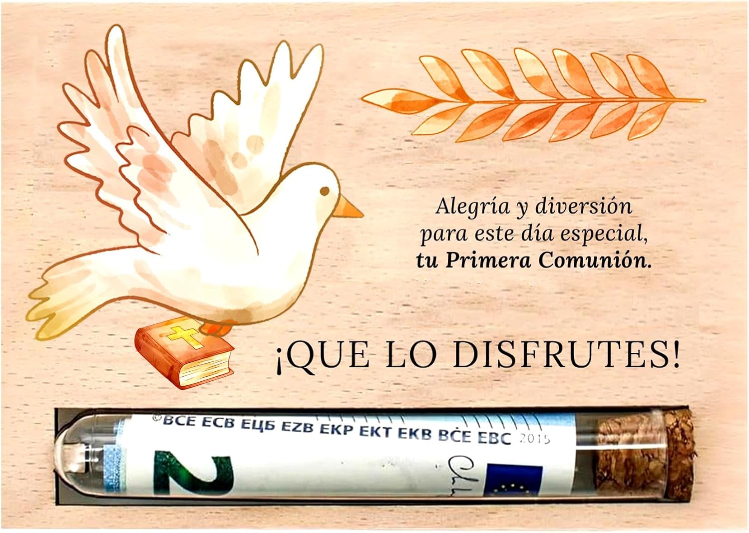 METACREART Tarjeta regalo felicitación - Regalos comunión niña/niño 9-10 años