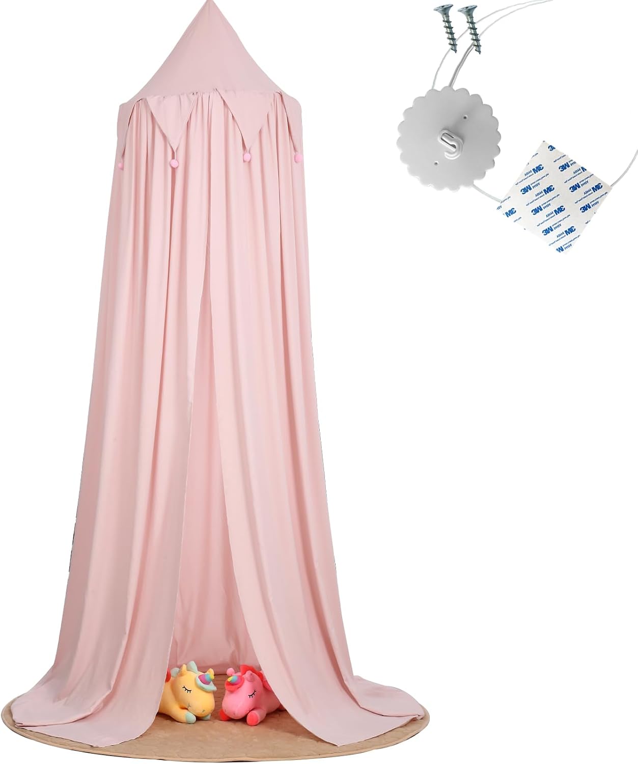 MRWiZMS Dosel Cama Niña Decoración Habitación Infantil Princesa Rosado