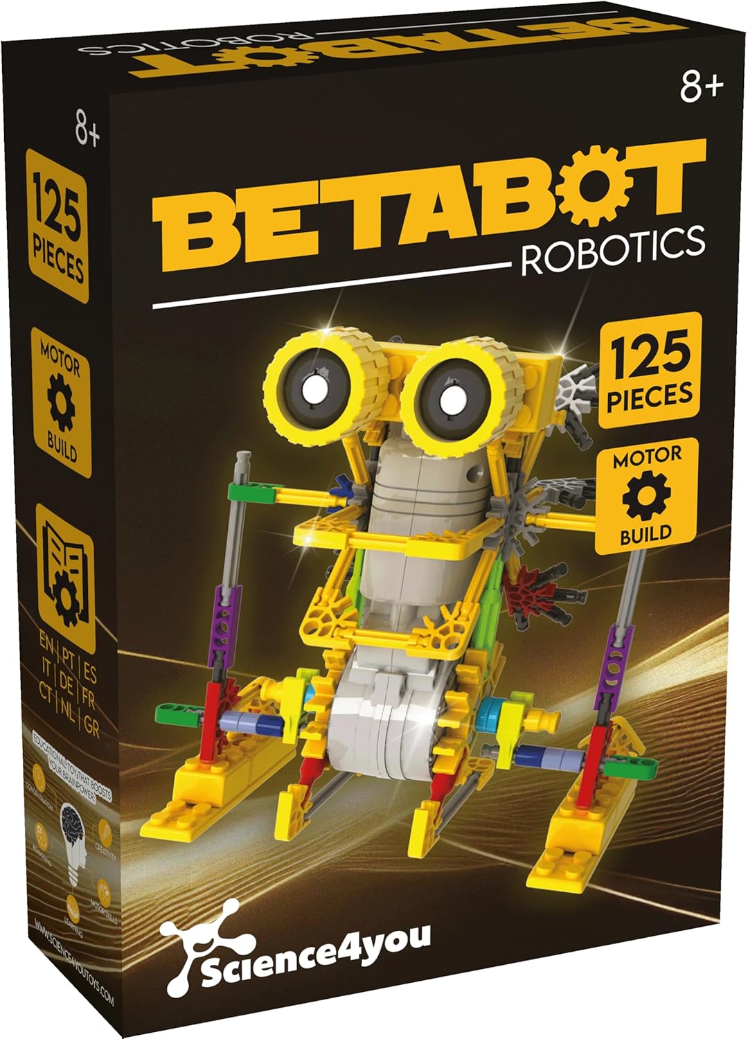 Science4you Robotics Betabot - Kit Robótica de 125 Piezas