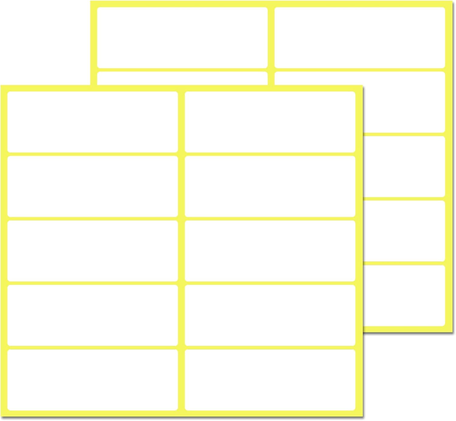 Pack de 300, 70 x 25 mm - Etiquetas Adhesivas Blancas Pegatinas