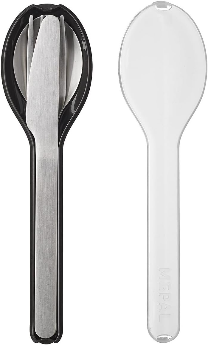 Mepal - Juego de Cubiertos de 3 Piezas Ellipse - Cuberteria para llevar