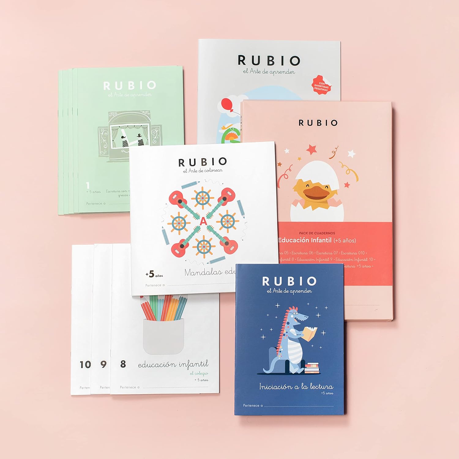 Pack cuadernos Rubio Educación Infantil +5 años