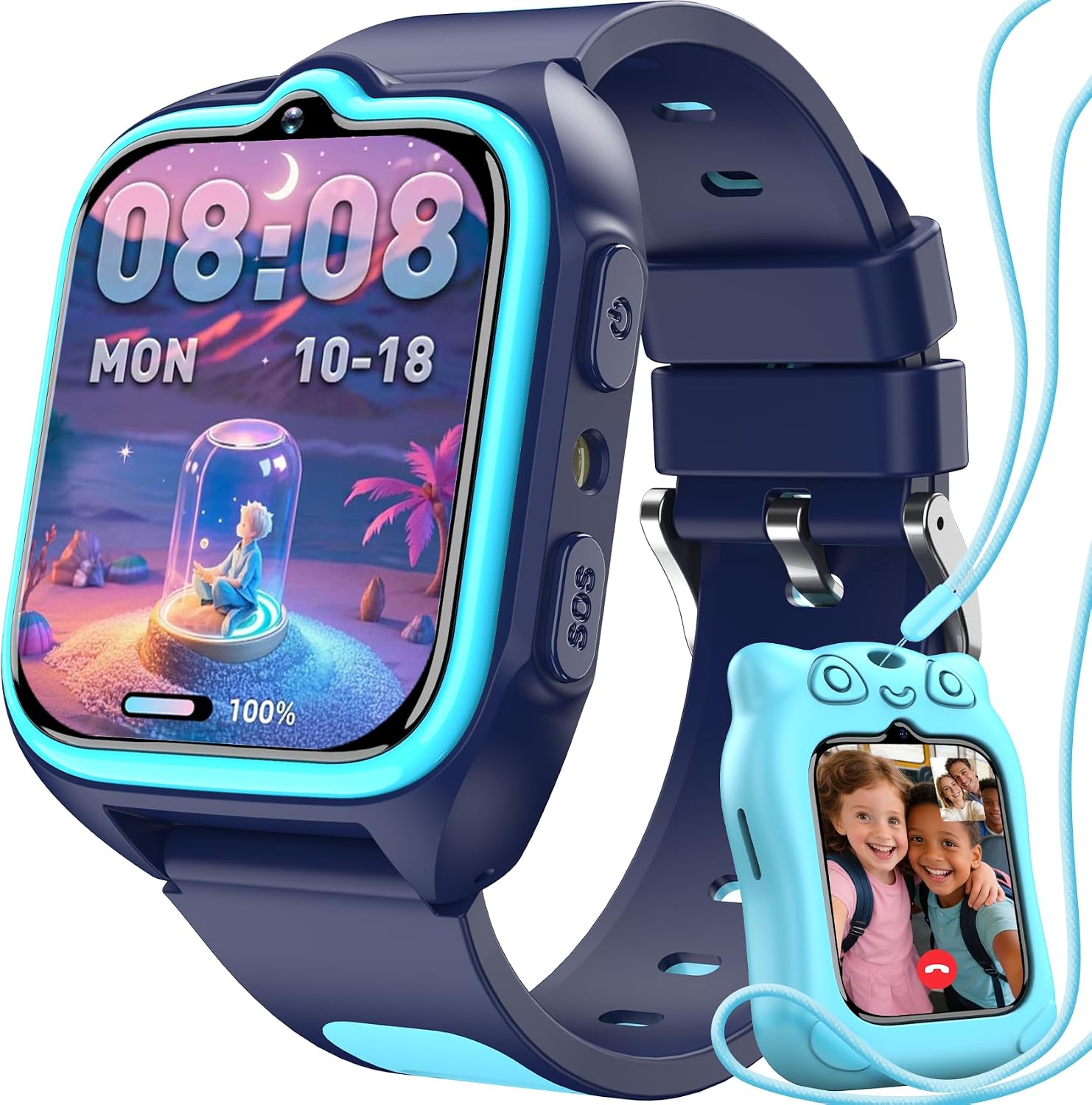 Blackview Smartwatch Z30 Reloj Inteligente Niño 1.75" GPS Azul