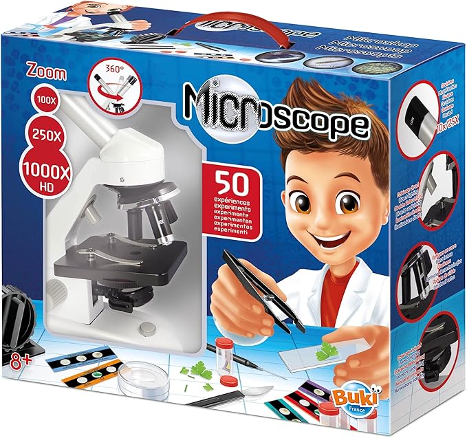 Buki France MR600 - Microscopio 50 experimentos