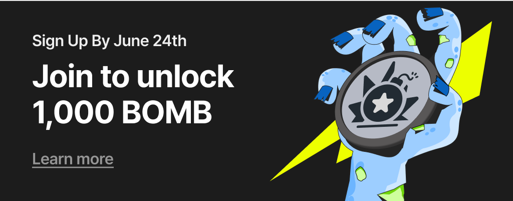 Flipster x Bombie: Join to unlock 1,000 BOMB