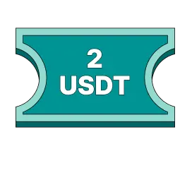 2 USDT 手续费抵扣券