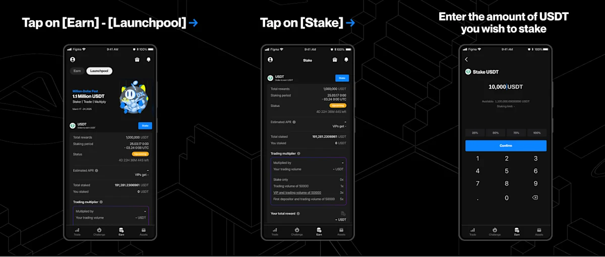 launchpool steps