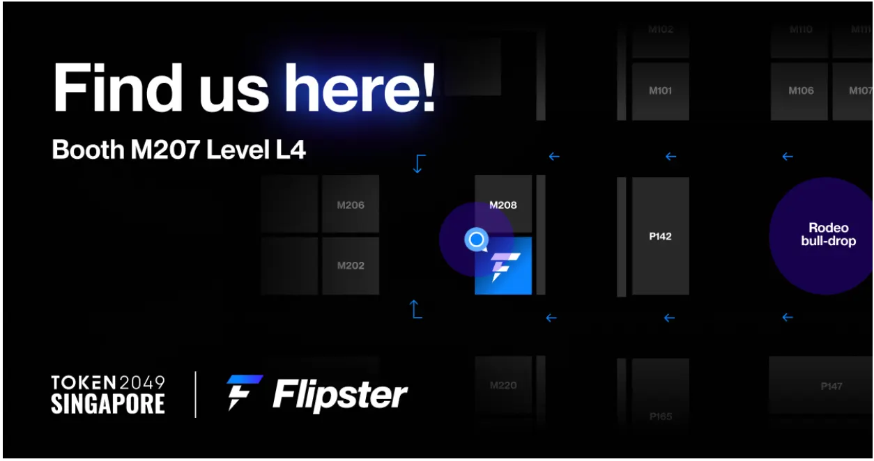 Flipster's Token2049 Booth Location