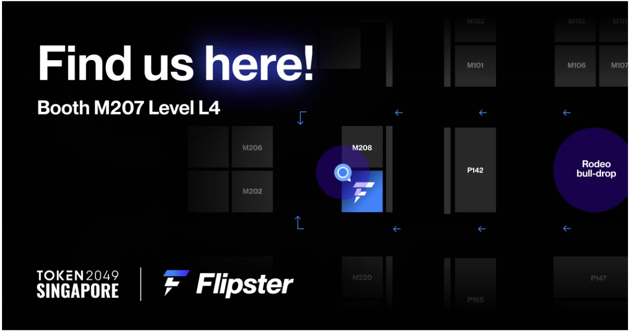 Flipster's Token2049 Booth Location