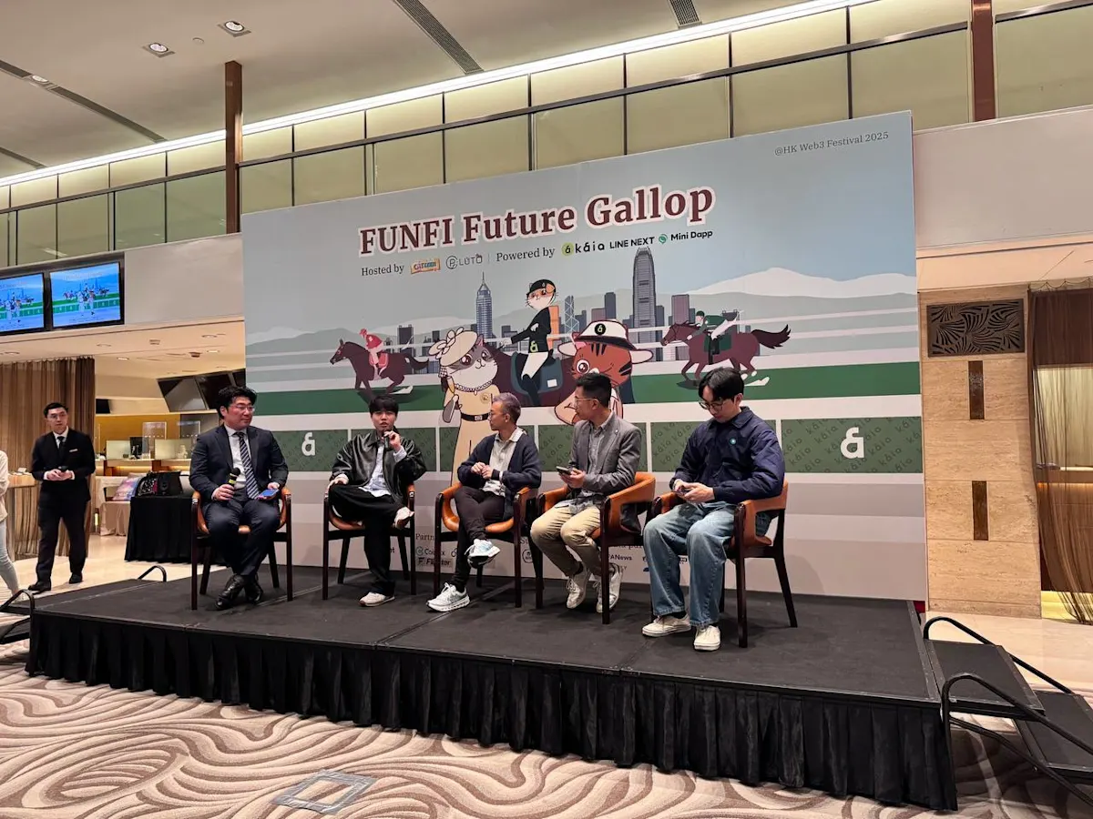 The Flipster Team sharing at a talk hosted by Catizen