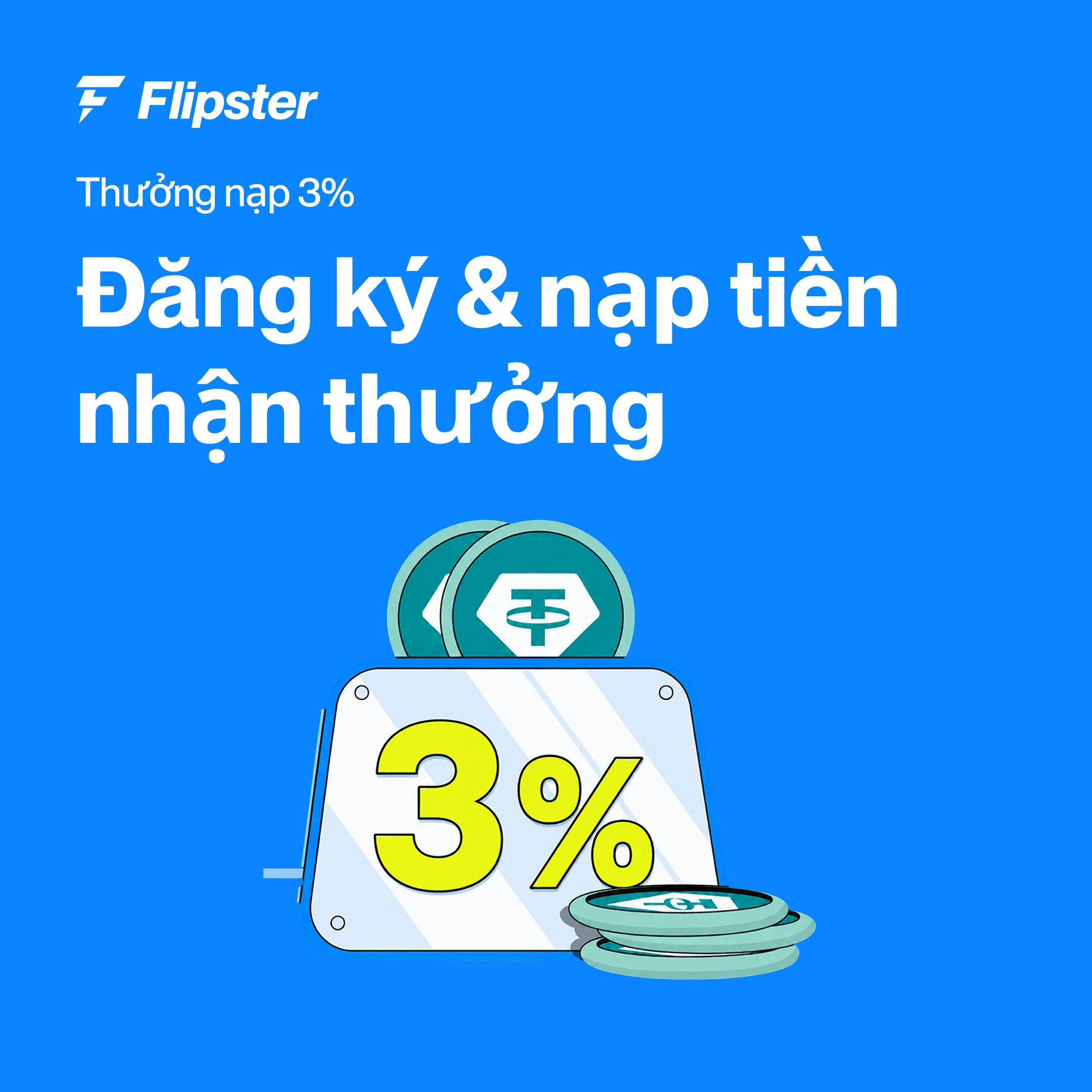 Thưởng nạp 3%: Đăng ký & nạp tiền nhận thưởng!