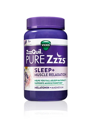 PURE Zzzs Muscle Relaxation melatonin gummies