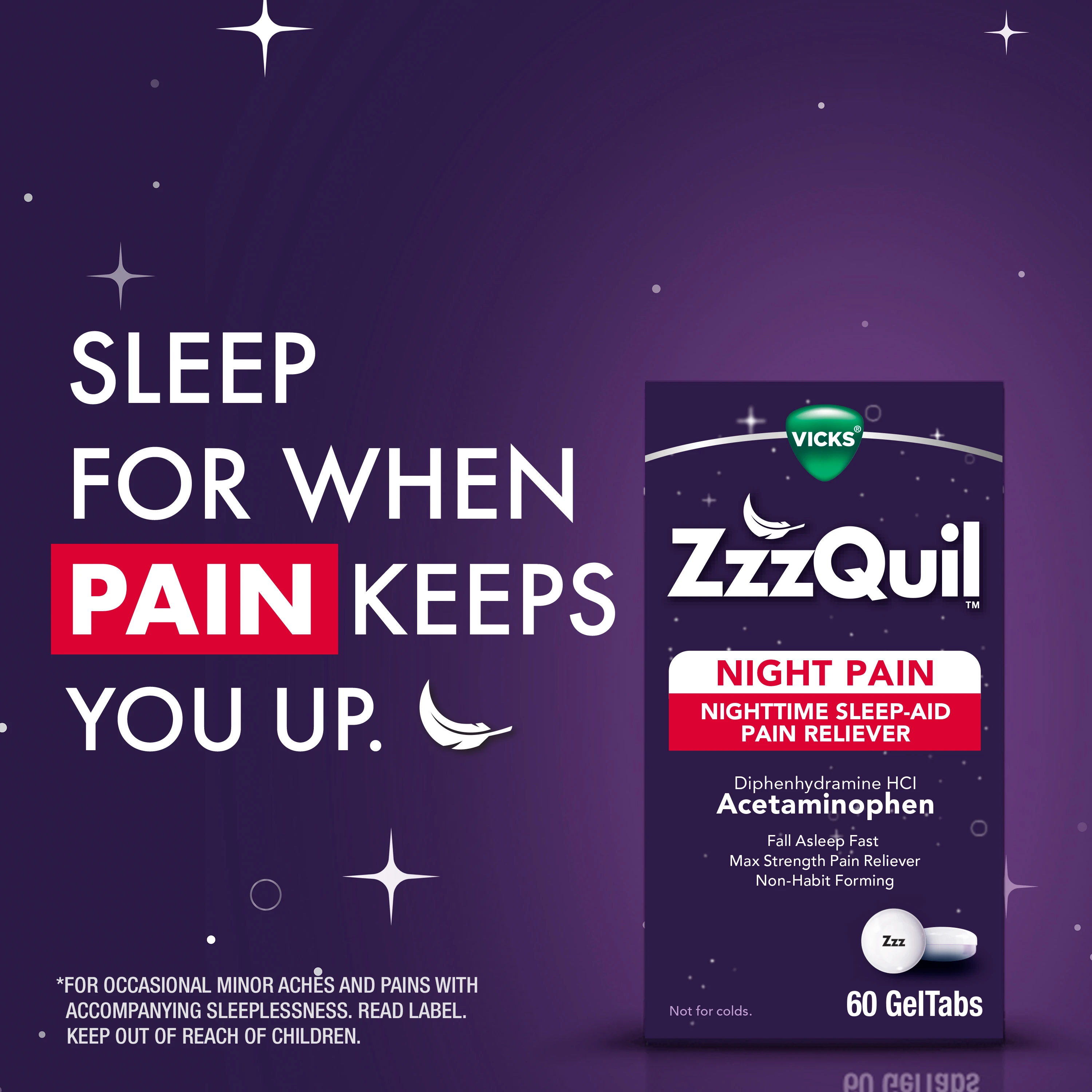 Vicks ZzzQuil Nighttime Sleep Aid Liquicaps (Regular)