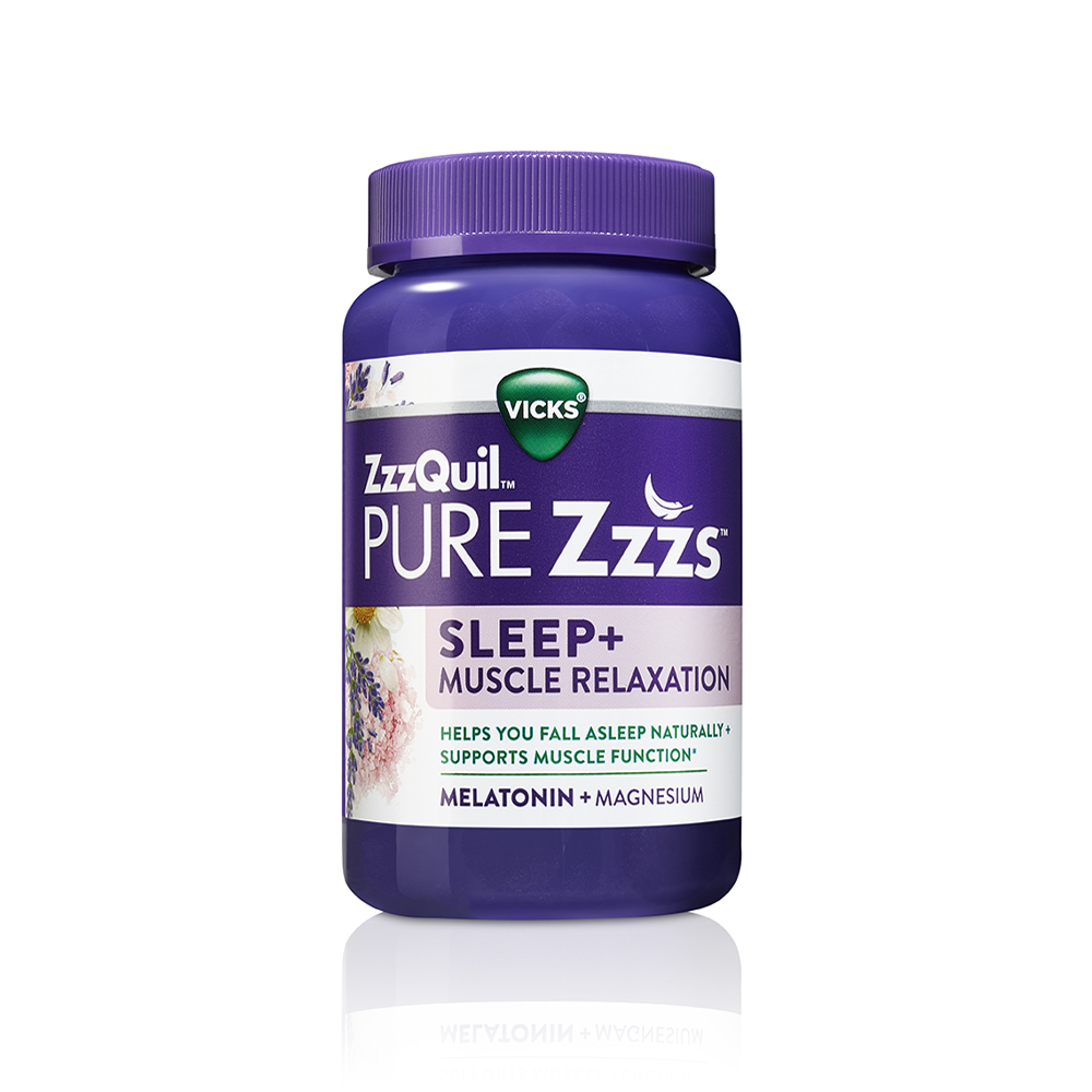 PURE Zzzs Muscle Relaxation melatonin gummies