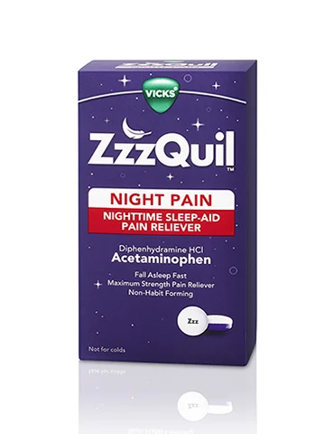 Night Pain Reliever & Sleep Aid in GelTabs Form
