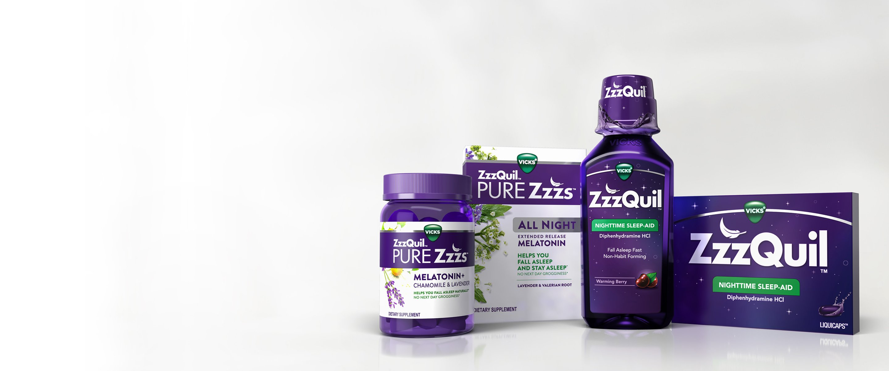 ZzzQuil and PureZzzs - leading sleep aid supplement brand 
