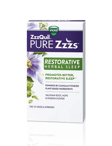 PureZzzs Sleep Supplements: Melatonin and Herbals | ZzzQuil