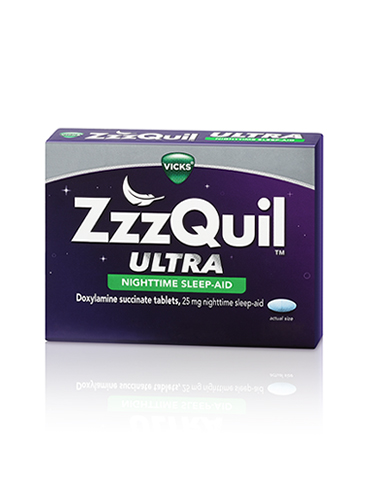 Nighttime Sleep Aid Tablets with Doxylamine Succinate | ZzzQuil