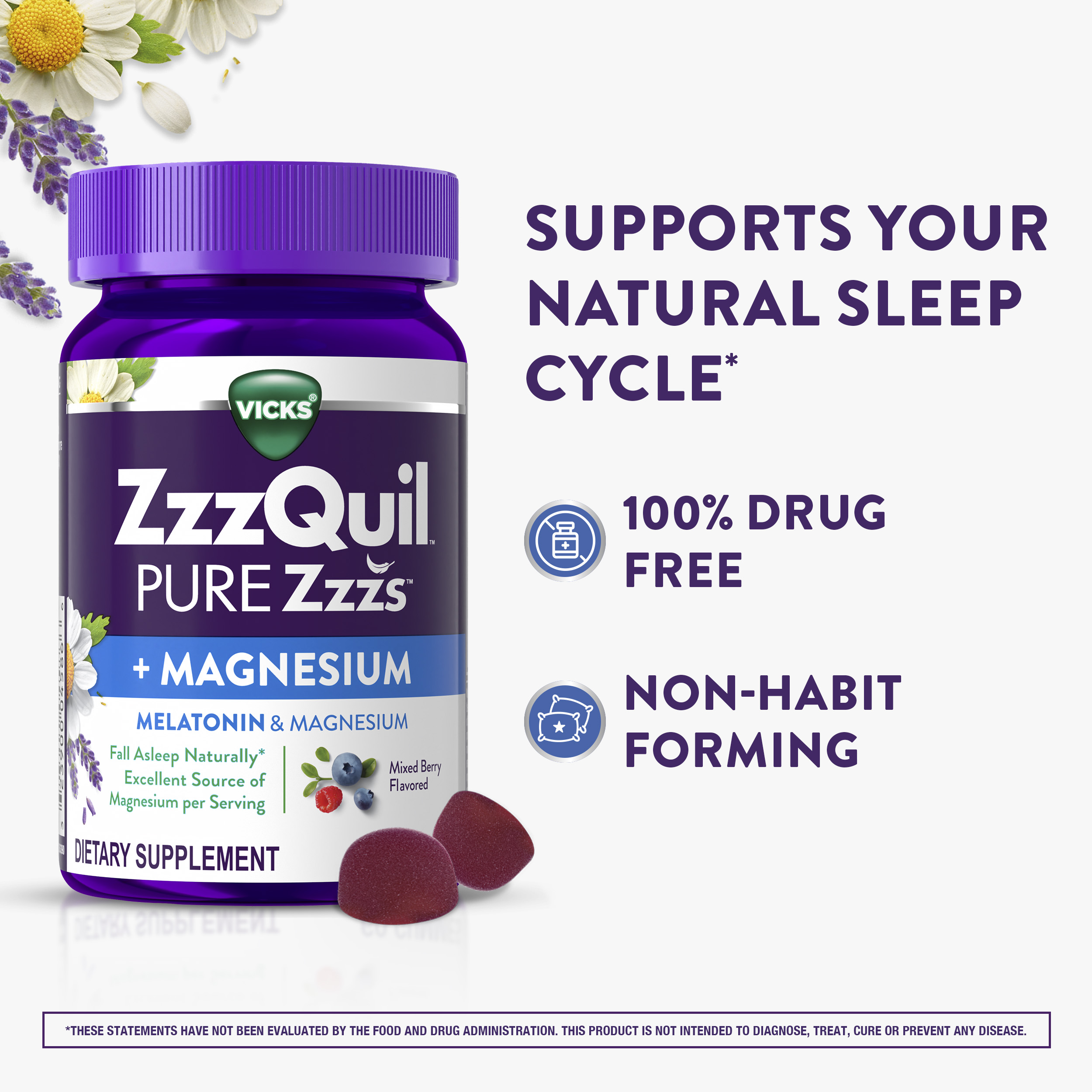 PURE Zzzs +Magnesium Sleep Aid Gummies | ZzzQuil