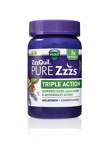 PURE Zzzs Triple Action Melatonin Gummies | ZzzQuil