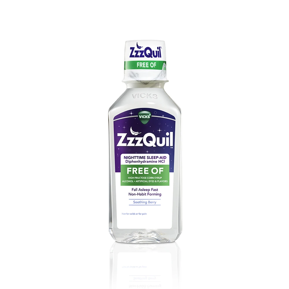 ZzzQuil Warming Berry Flavor Nighttime Sleep-Aid Liquid