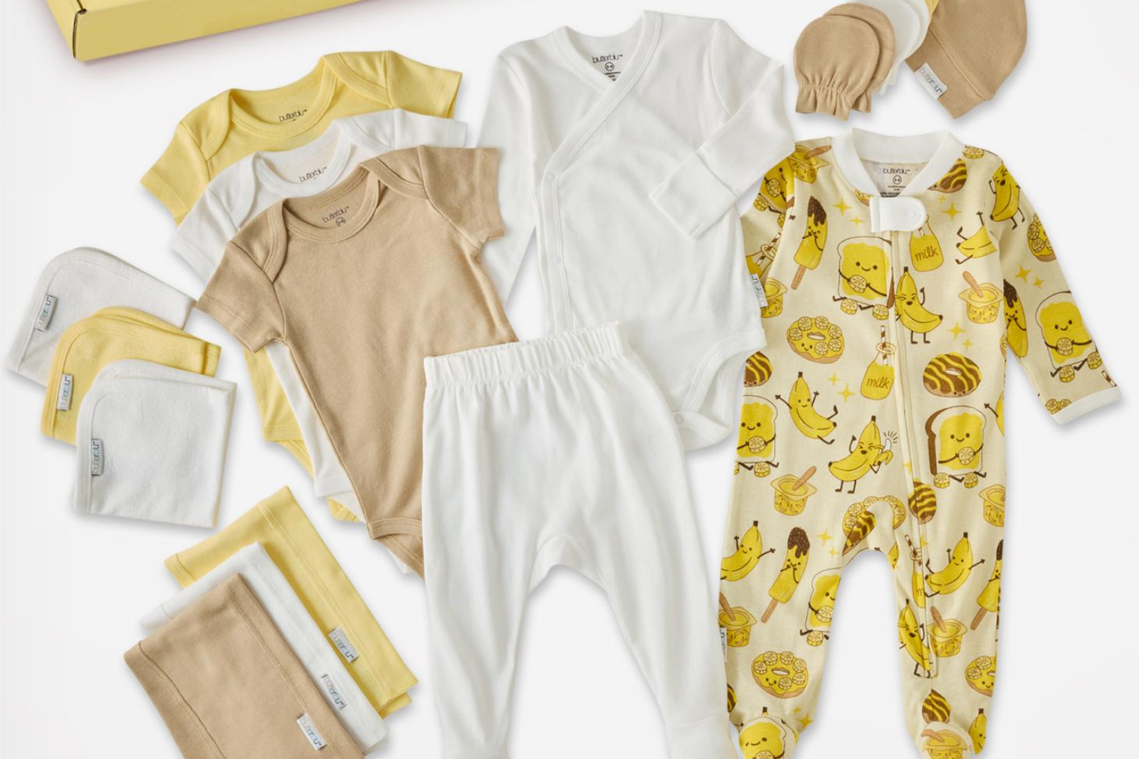 Butterblu sweet beginnings 19pc baby gift set peelinggood