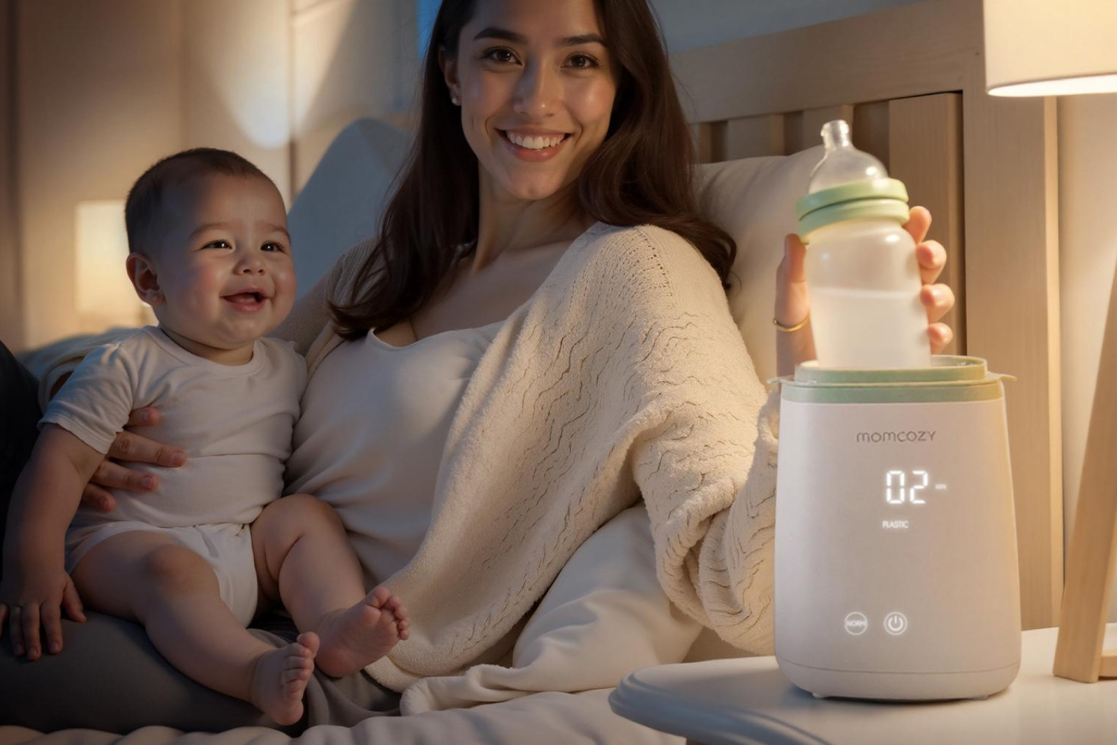 Momcozy baby bottle warmer