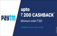 Jio Mart Paytm Offer - Up to Rs. 200 Cashback from Paytm on Minimum purchase of Rs. 300 from JioMart