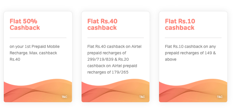 Airtel RECHARGE OFFERS February 2022