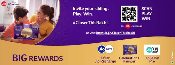 Jio Cadbury Celebrations quiz contest:  Invite, Play And Win Up to Rs. 2121, Data & More