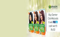 Get 50 Paytm Cash free with Garnier Hair Natural Worth Rs.170. How to redeem your code