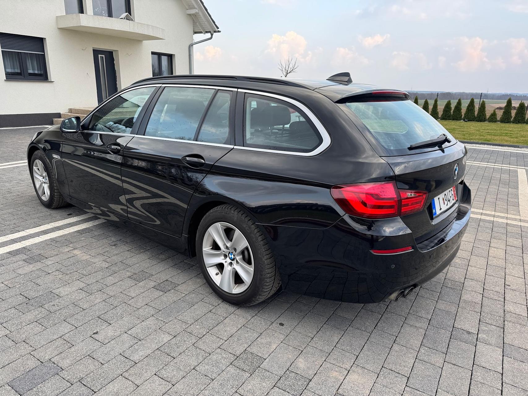 mauto BMW 520D F11 czarny manual 184KM