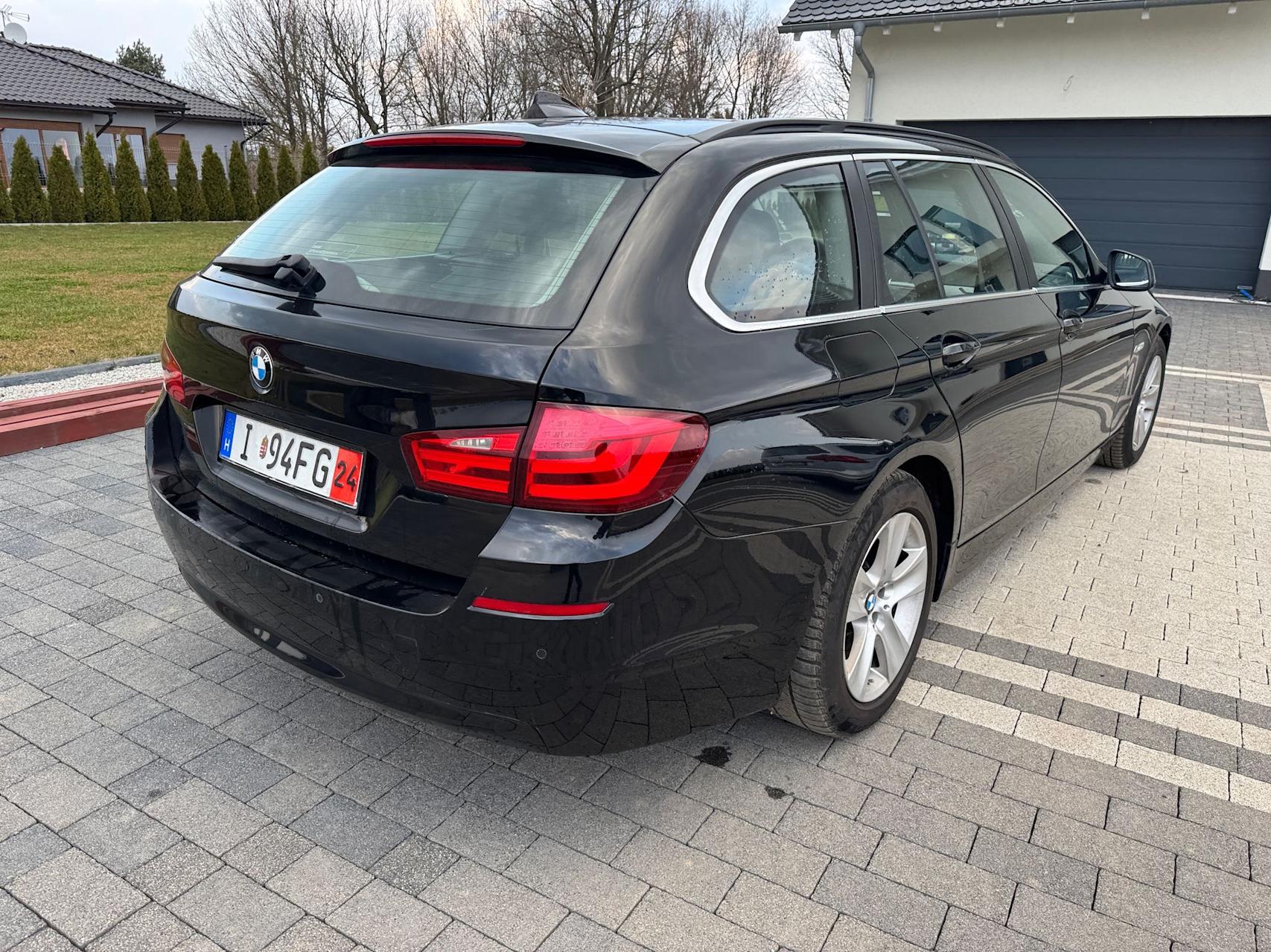 mauto BMW 520D F11 czarny manual 184KM