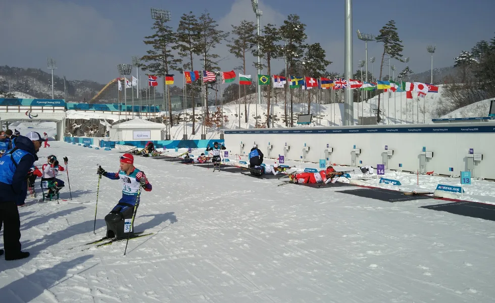 Suomen Biathlon on tänä päivänä Kansainvälisen Paralympialiiton virallinen yhteistyökumppani. Kuva: Suomen Biathlon Oy:n arkisto.