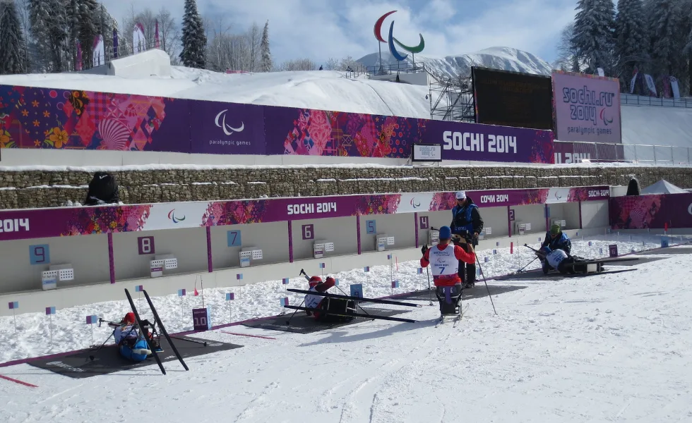 Suomen Biathlonin on vastannut paralympialaisten laitteiden ja laitteiston toimituksista jo vuoden 2002 Salt Lake Cityn paralympialaisista. Kuva: Suomen Biathlon Oy:n arkisto.