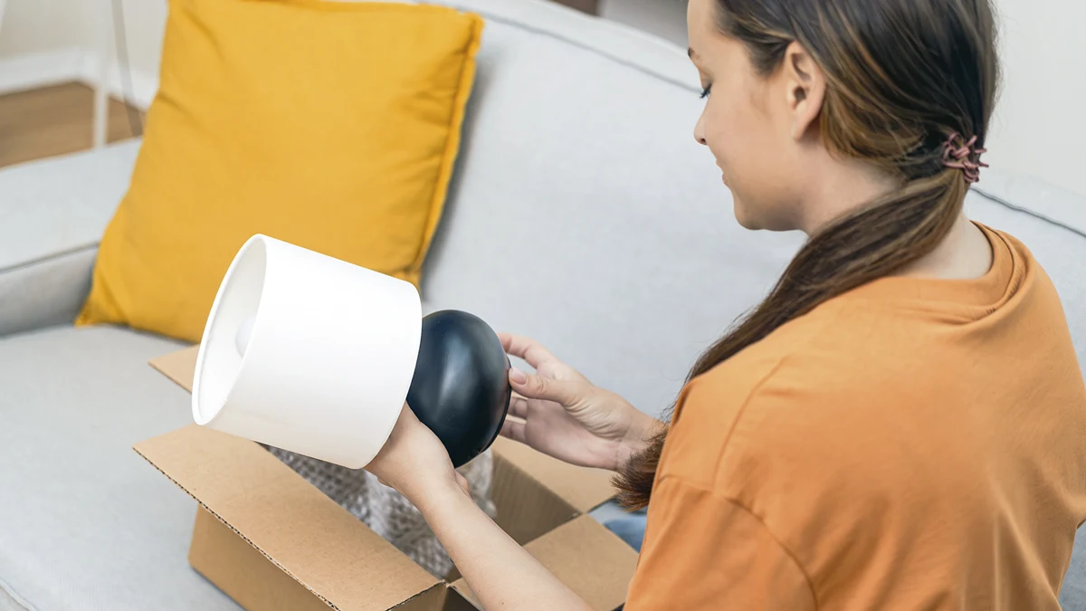 Nettikaupasta lamppu