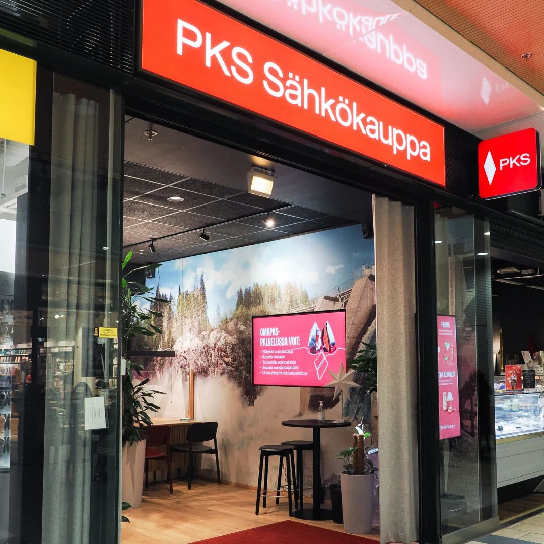PKS Sähkökauppa kauppakeskusessa