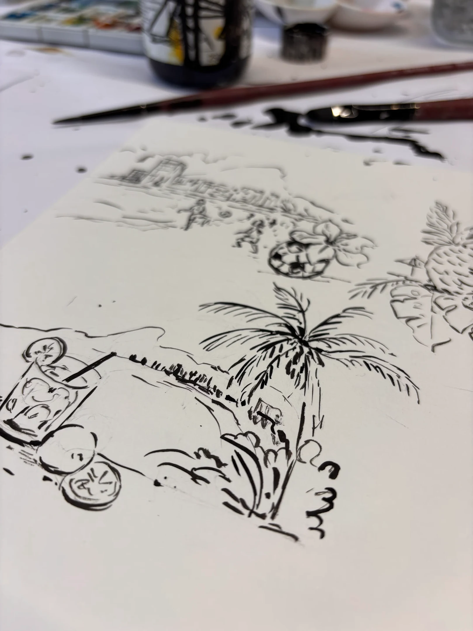 hand painting