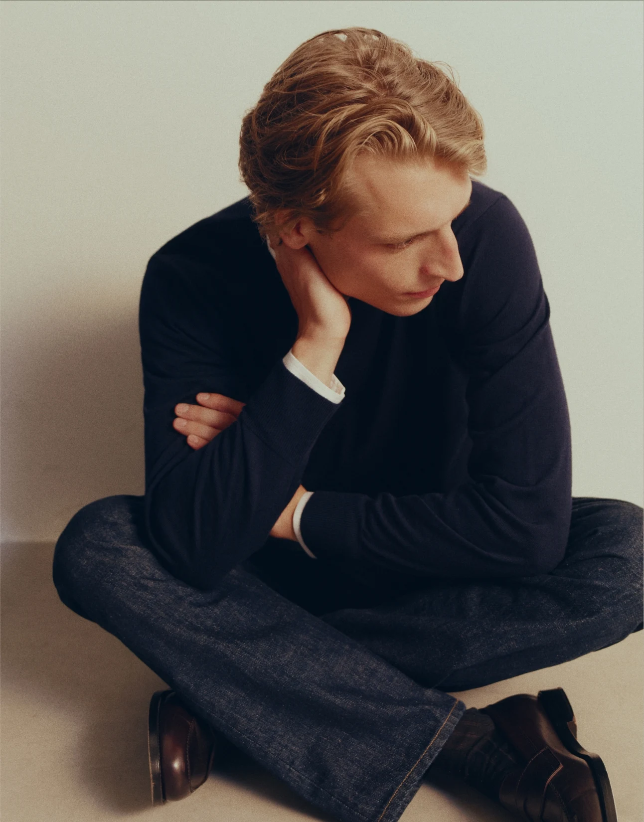 modell in studio