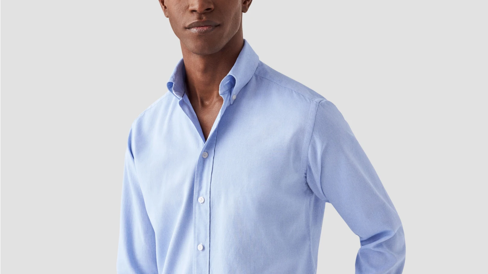 oxford shirt on model