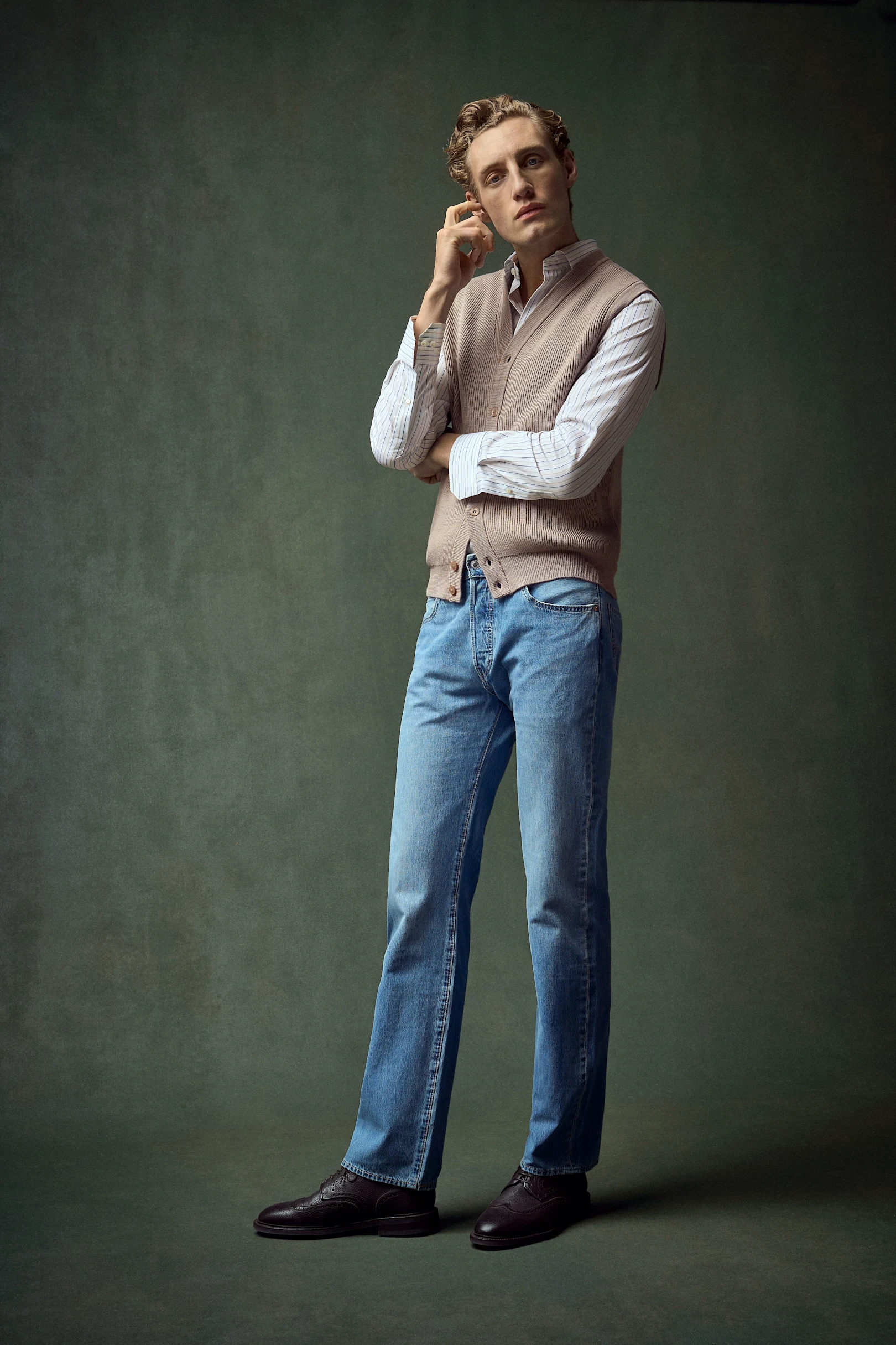 Structured Knit Vest