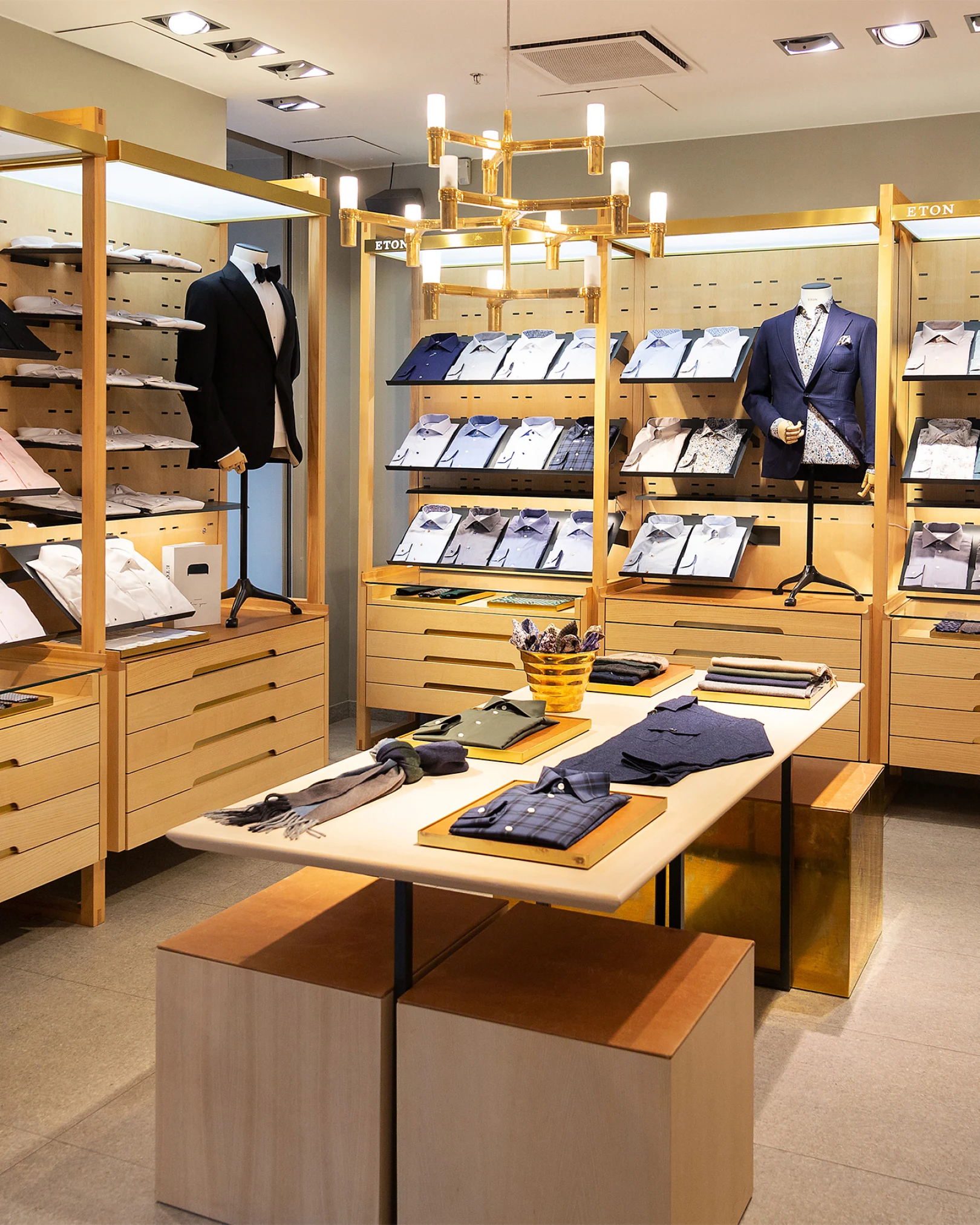 Inside of an Eton Brand Store