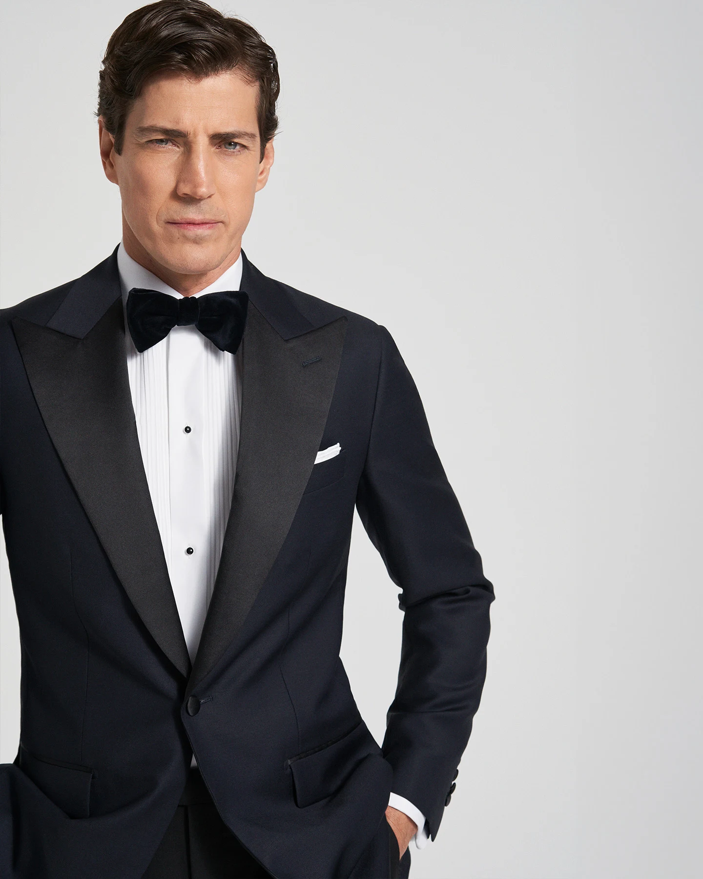 black tie dress code model