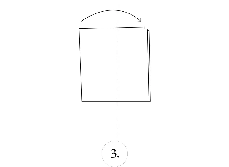 presidential fold step 3