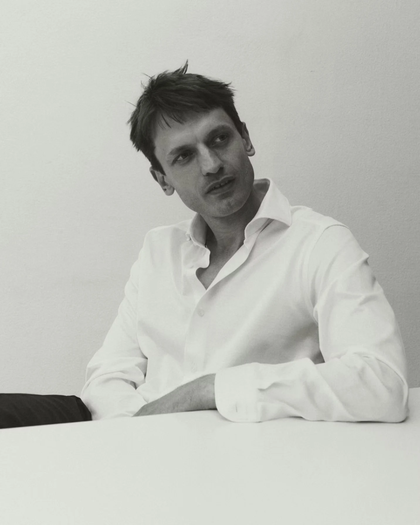 modell in studio